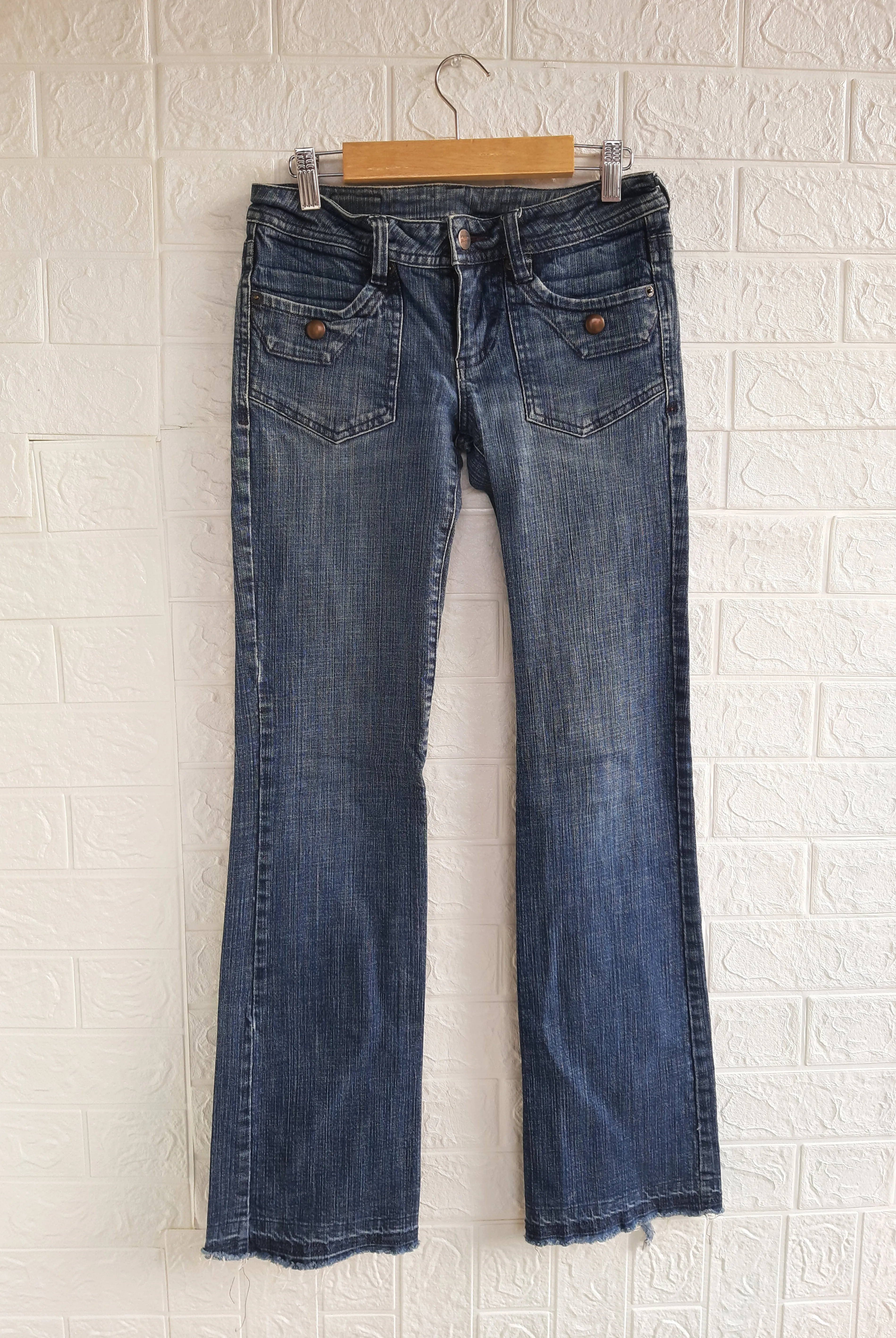 Vintage Very Rare Volcom Stone Distressed Denim Pants