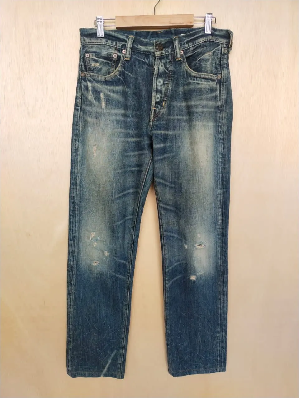Distressed Urban Reseach x Ware House Denim Pants
