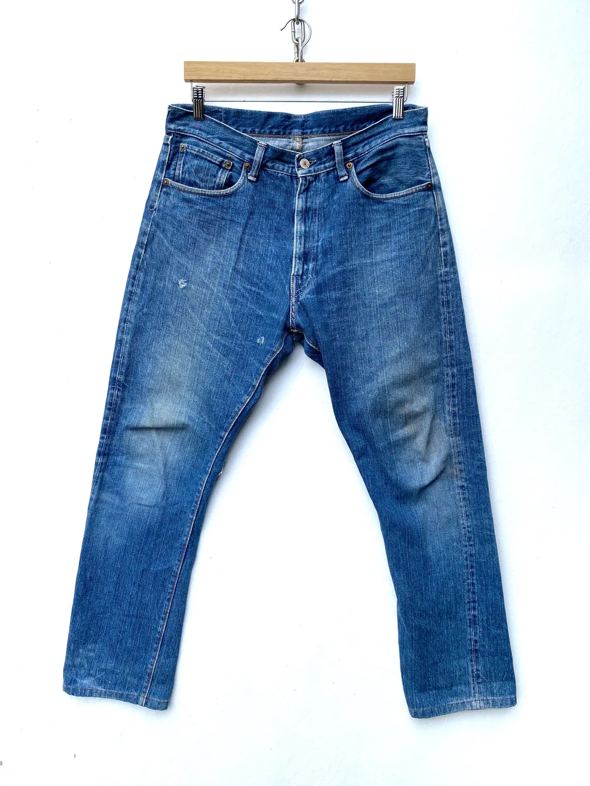 Rare Blue Gray by Warehouse Japanese sevadge denim