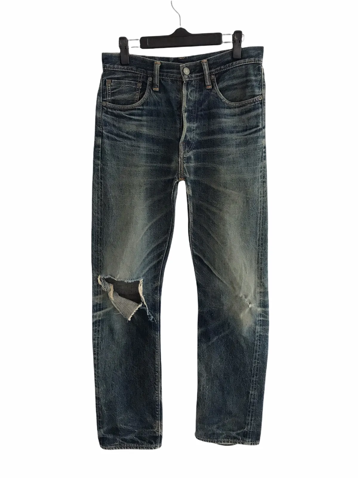 Vintage WAREHOUSE Kenji & Kenichi Shiotani Distressed Jeans
