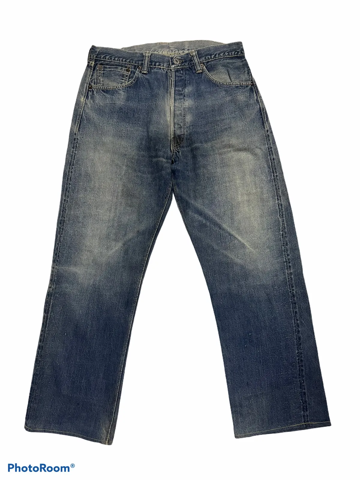 1001XX Warehouse Denim Jeans Selvedge Faded