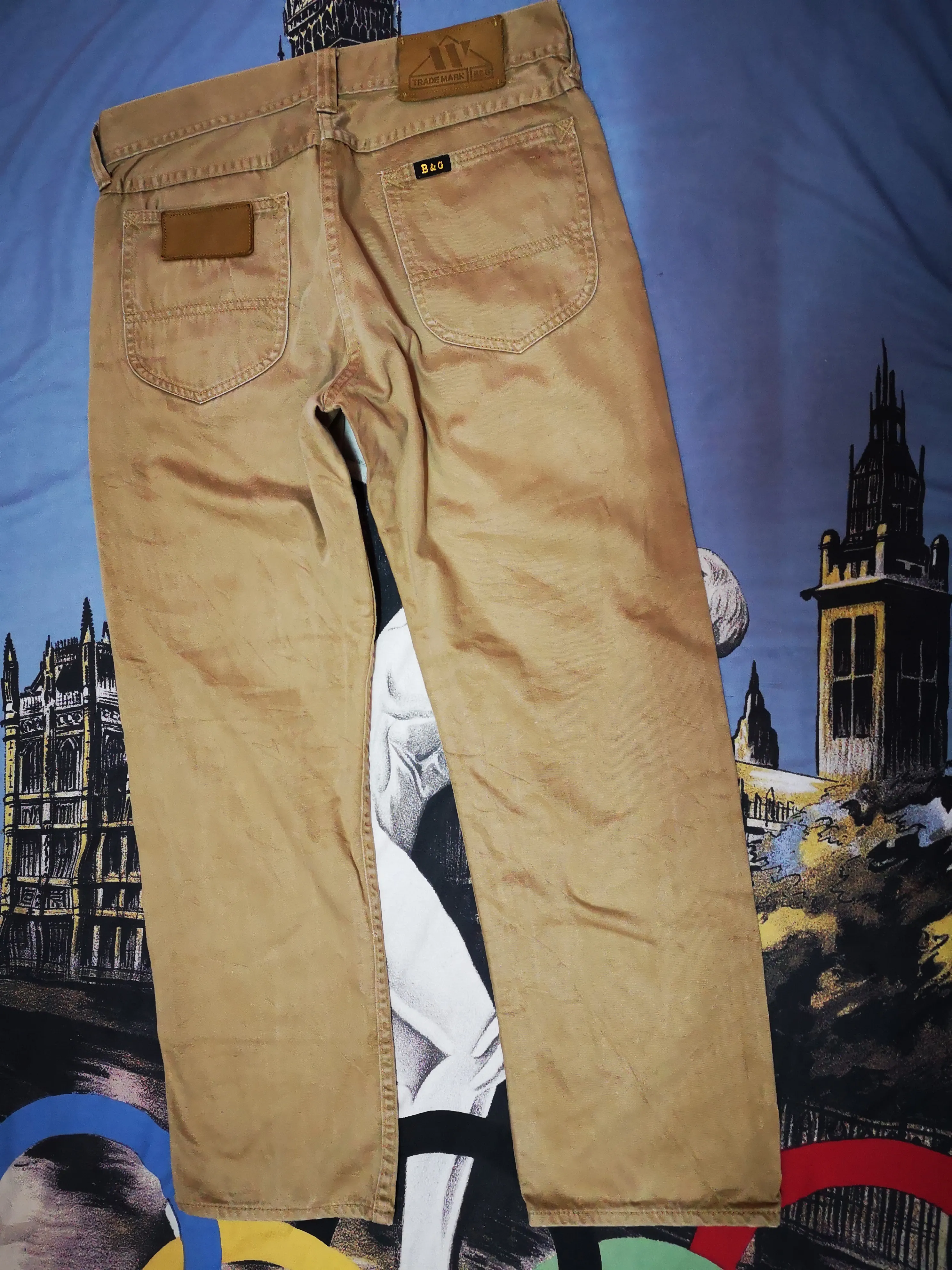 Rare WAREHOUSE TRADEMARK B&G half selvedge