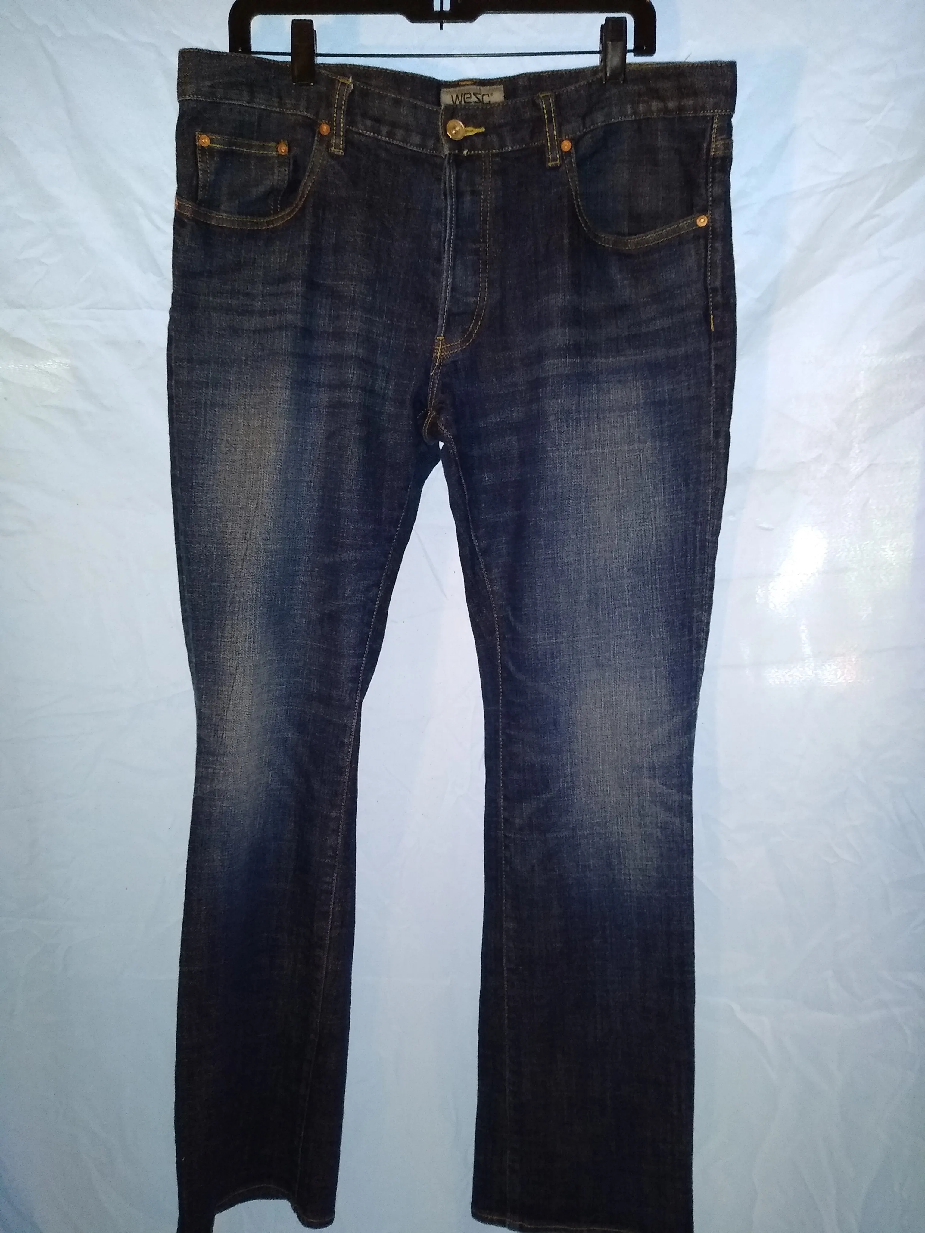 Slim Fit 5 Pocket Button Fly Stretch Jeans