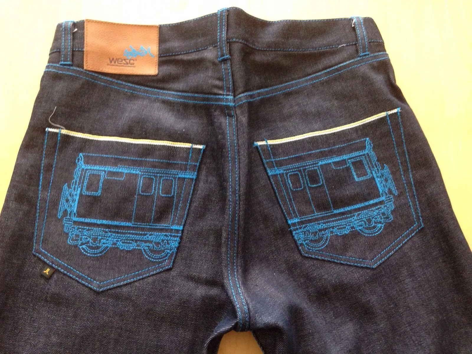 WeSCxStash Raw Denim Jeans