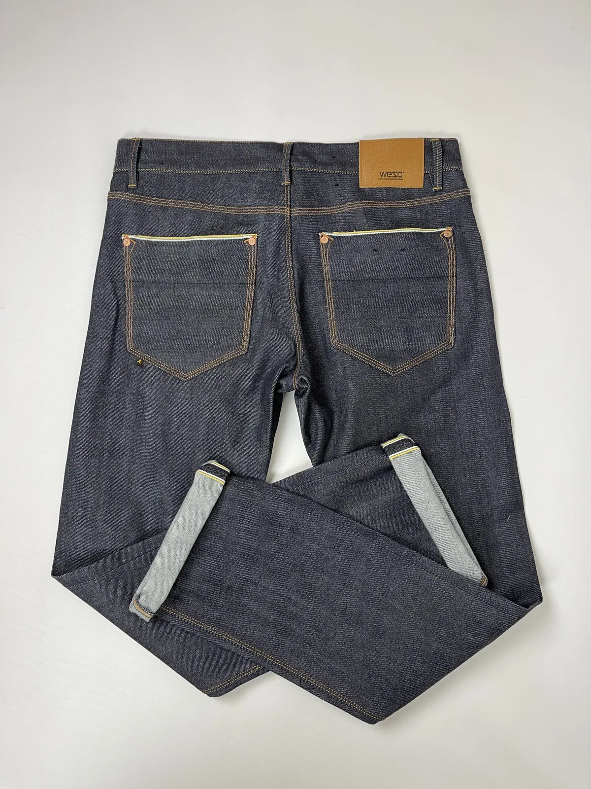 WESC Japanese slim selvage denim jeans pants