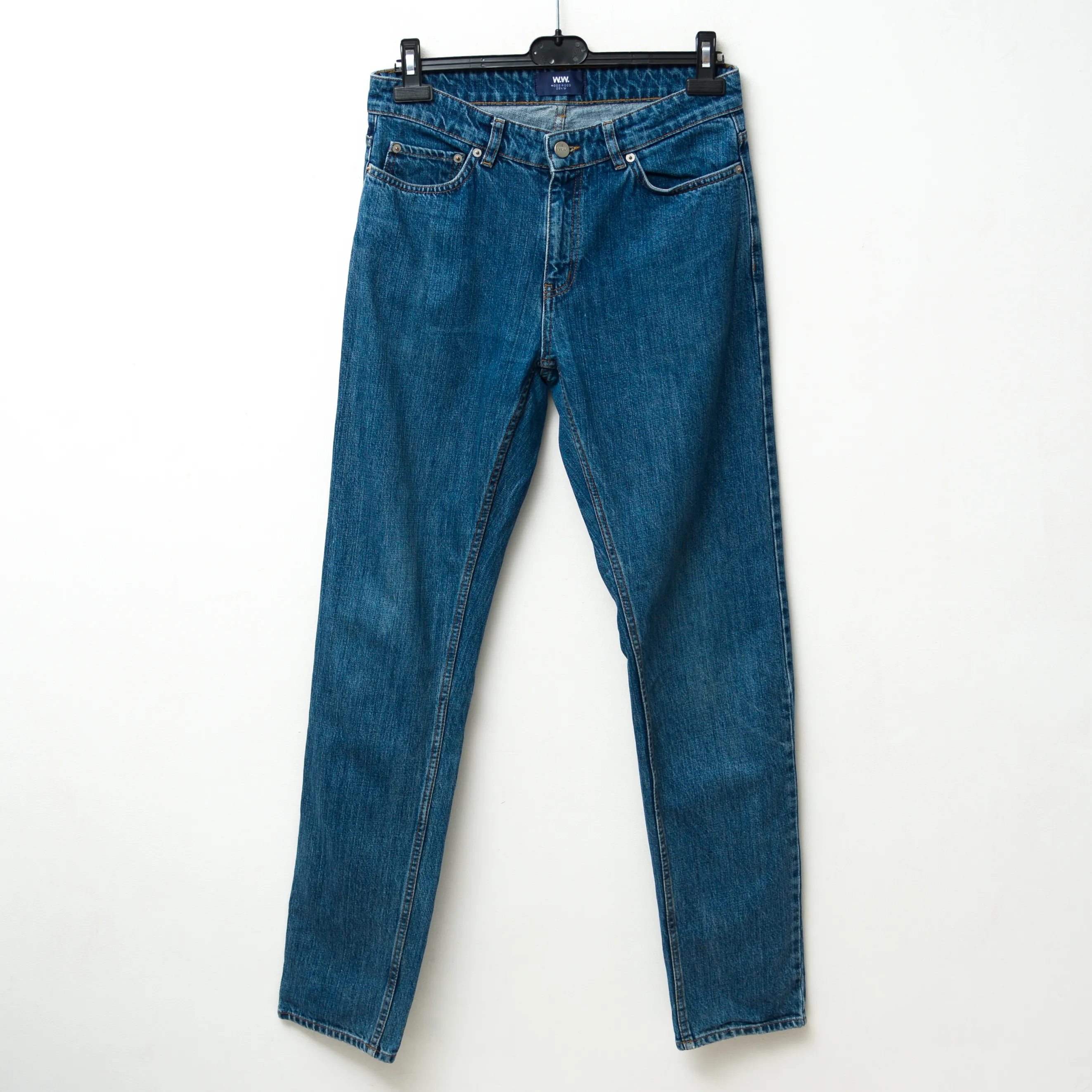 Wes W30 L32 Regular Zip Fly Jeans Denim Pants Trousers Blue
