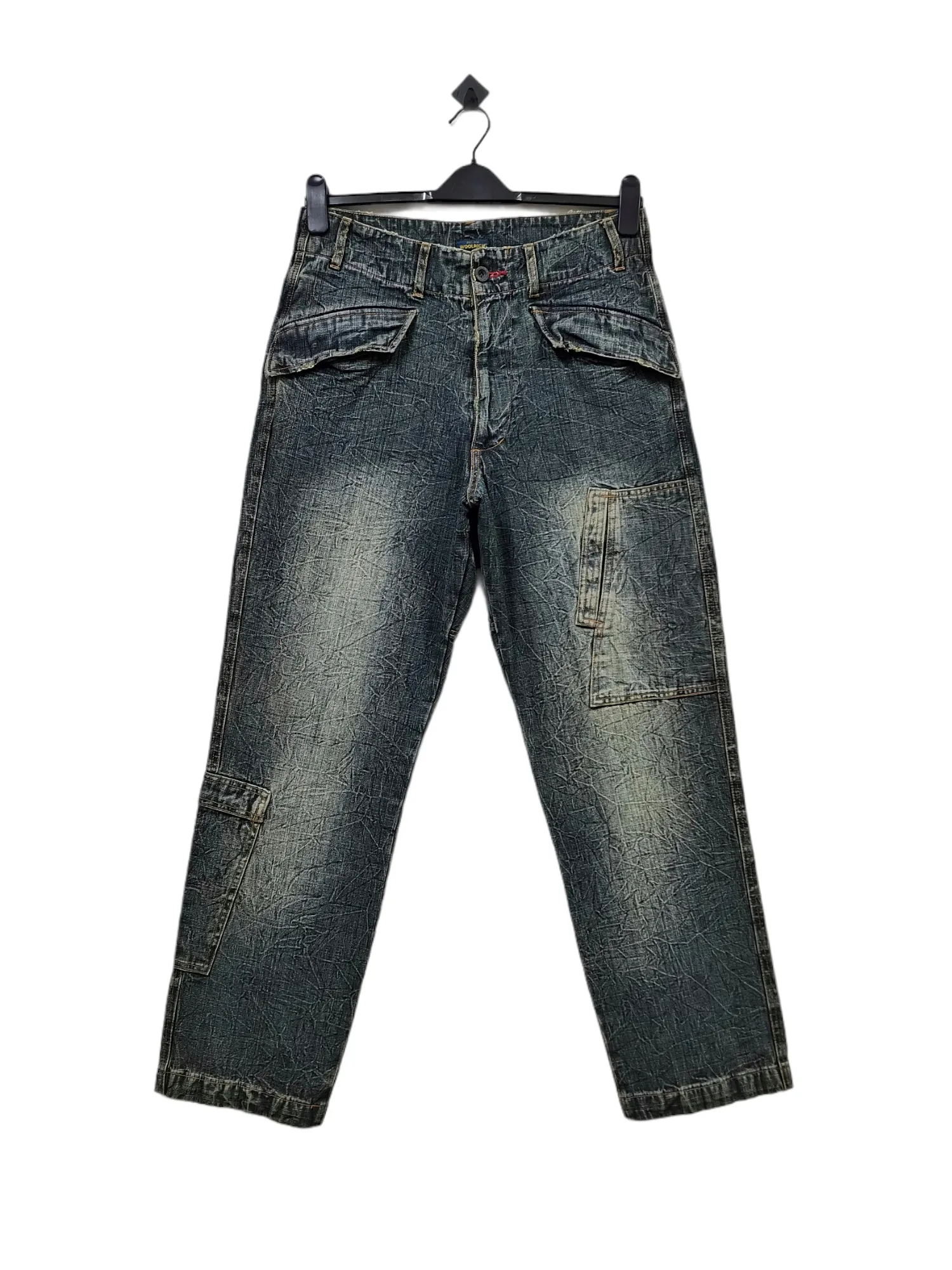 Woolrich Multipocket Jeans Distresses Design Rare