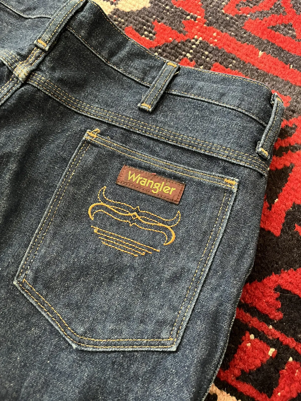 80s Vintage Men’s Wrangler Straight Jeans - 34x29