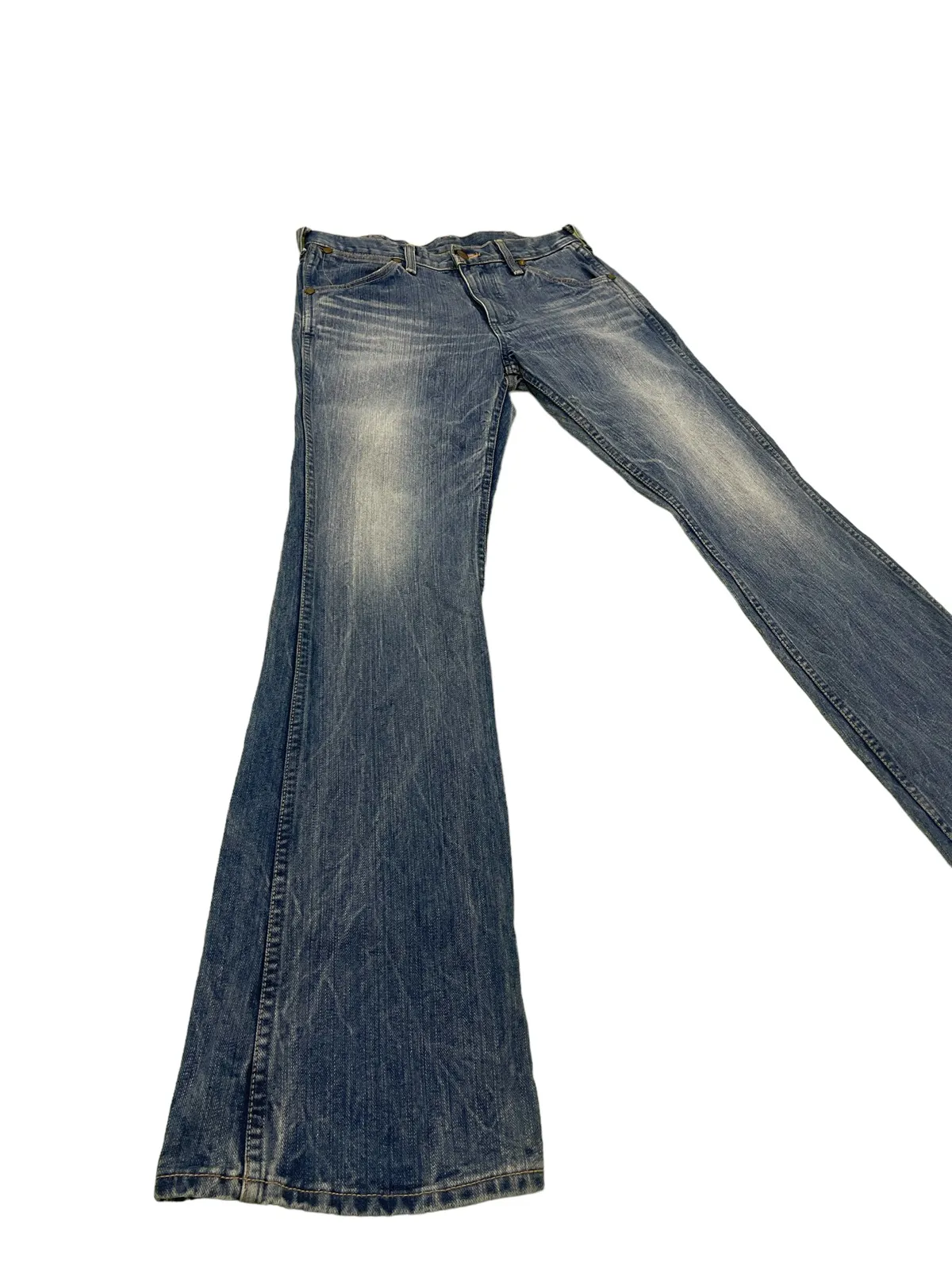 Flare Jeans Wrangler Japan Stone Wash Denim Boot Cut 30🟦