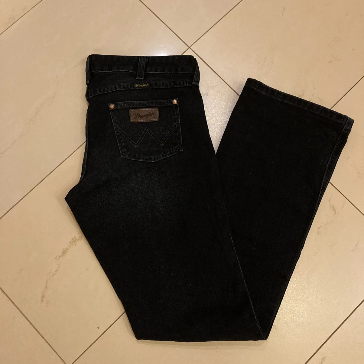 Wrangler western low rise straight fit jeans