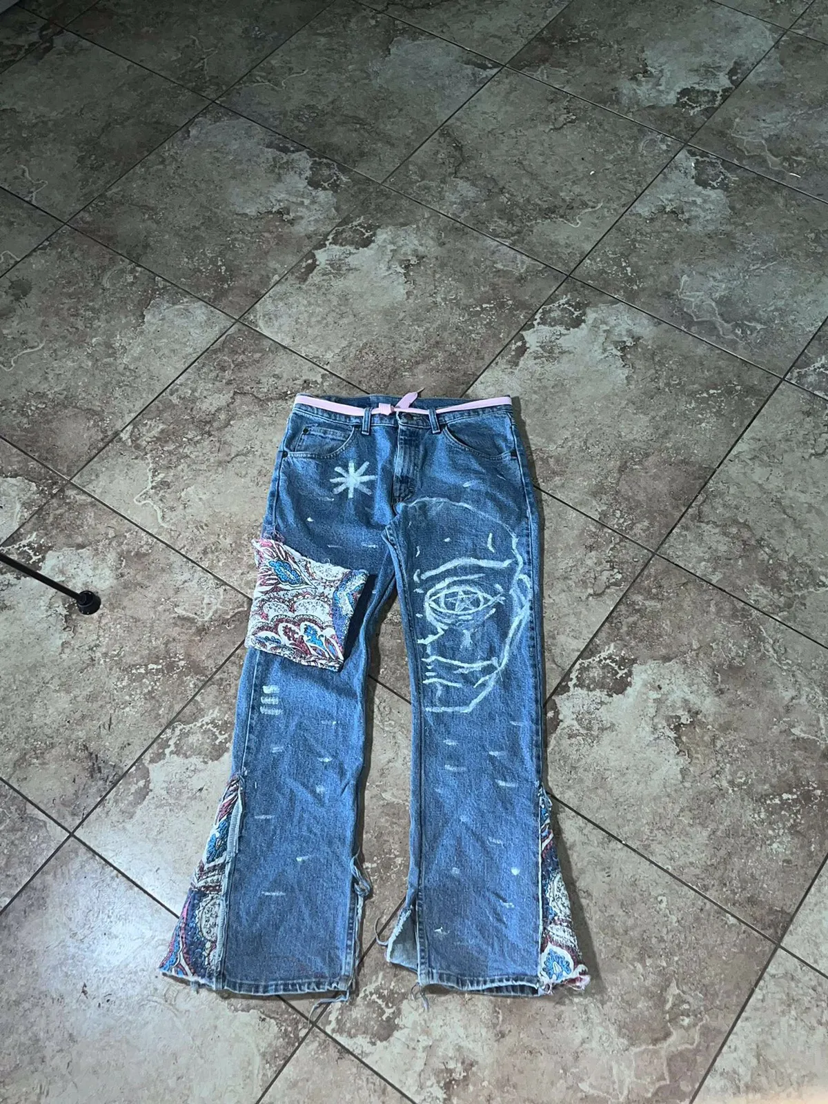 (1of1)RE WORKED WRANGLER FLARE DENIM