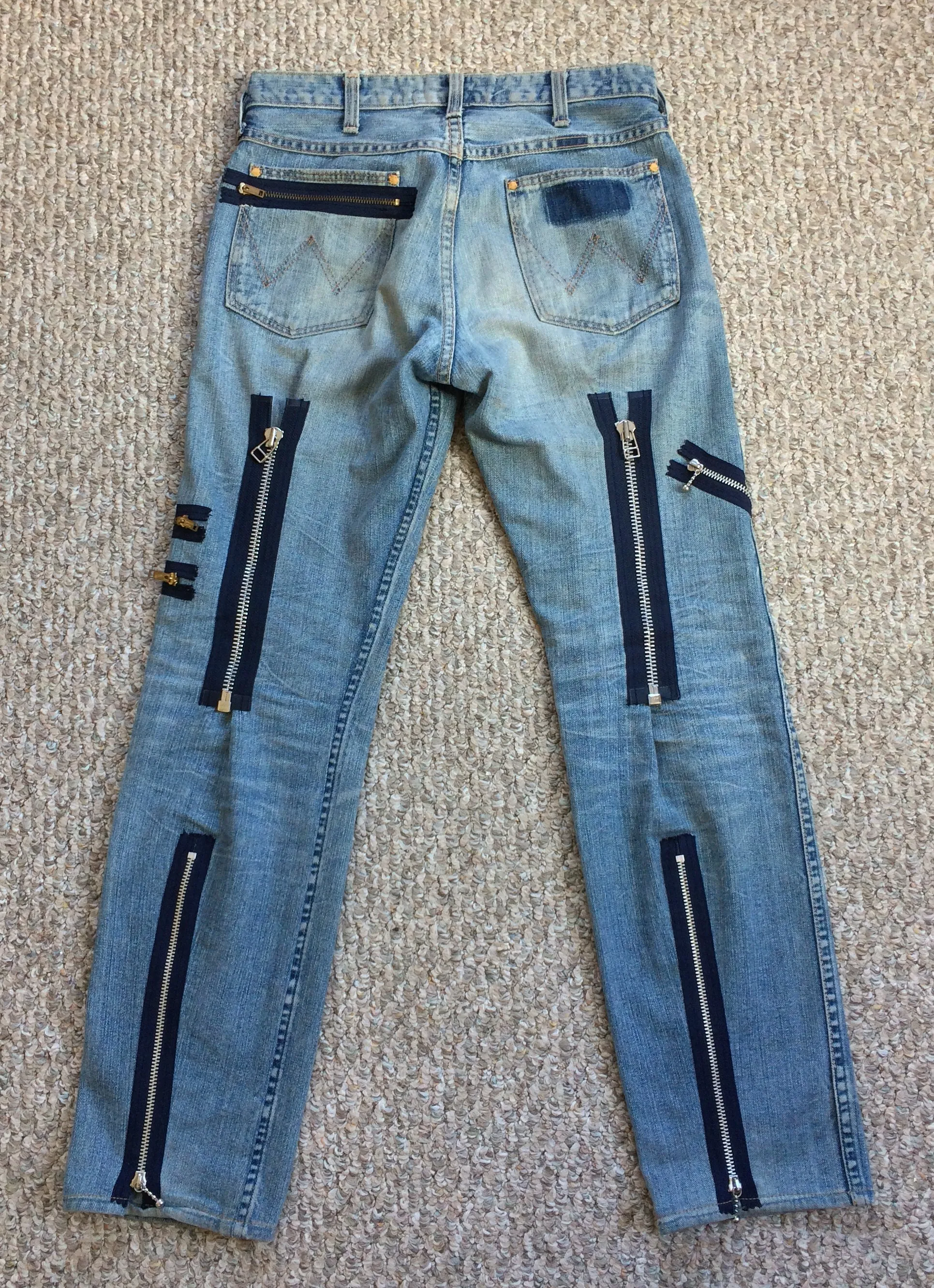 SS00 Bondage Zip Denim