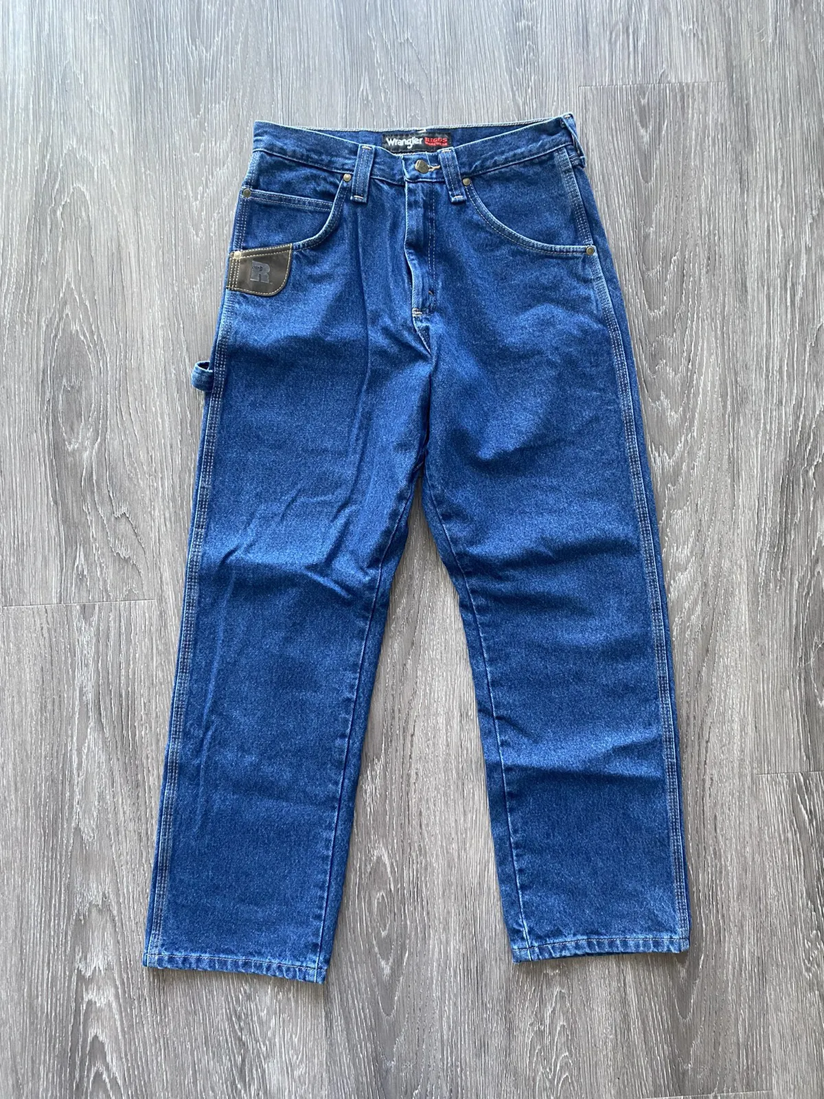 Vintage Wrangler Riggs Denim Carpenter Pants Jeans 30x30