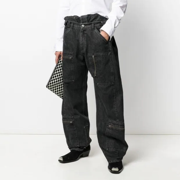 y project pop-up s size denim pants