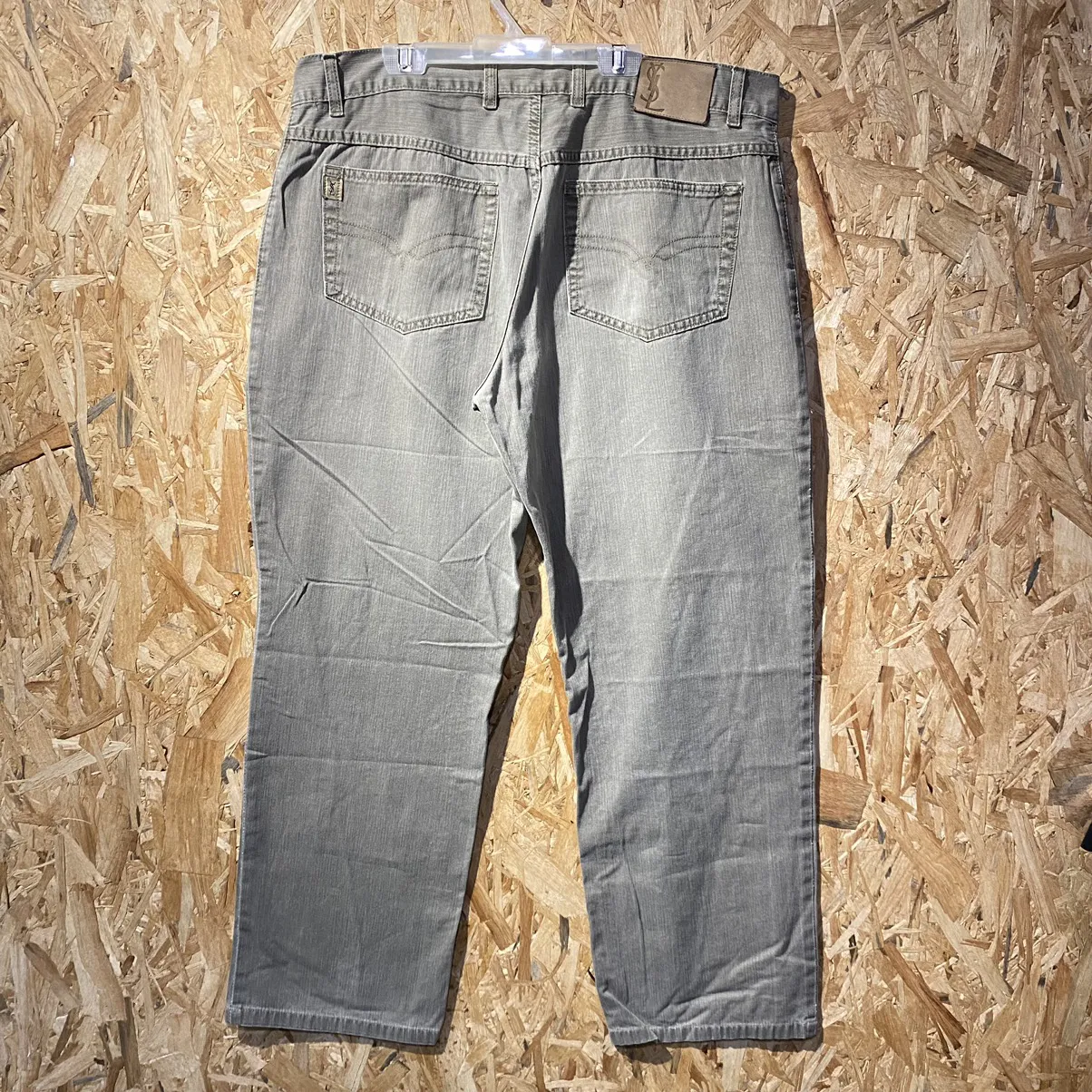 VINTAGE RARE‼️Yves Saint Laurent Grey Denim Jeans Size 37
