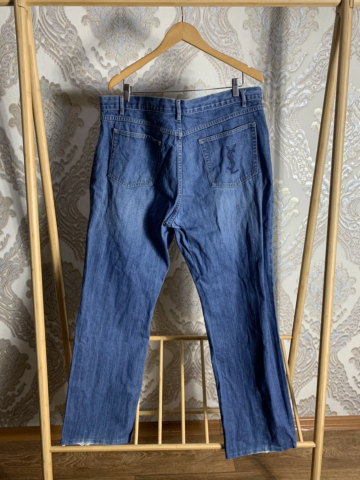 Yves Saint Laurent Vintage Jeans Denim Big Logo 90s