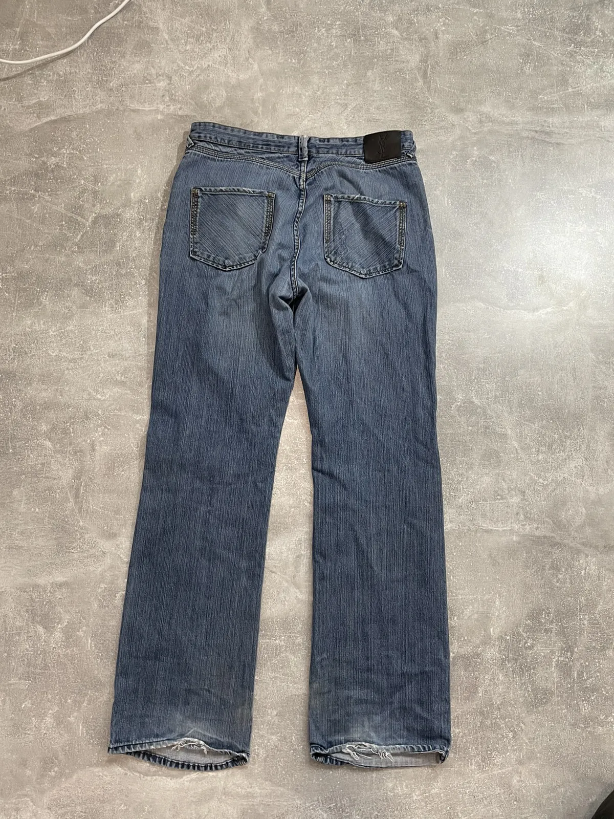 YSL JEAN JAPAN DENIM PANT USA YVES SAINT LAURENT ALT GOTHIC