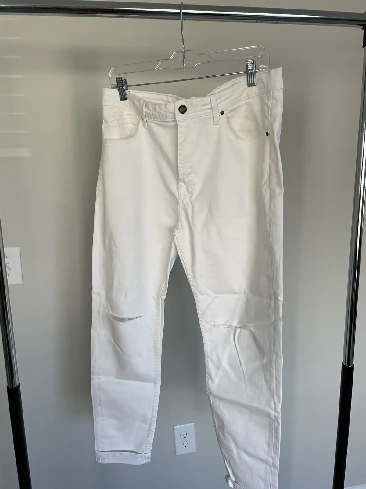 Zara White Denim