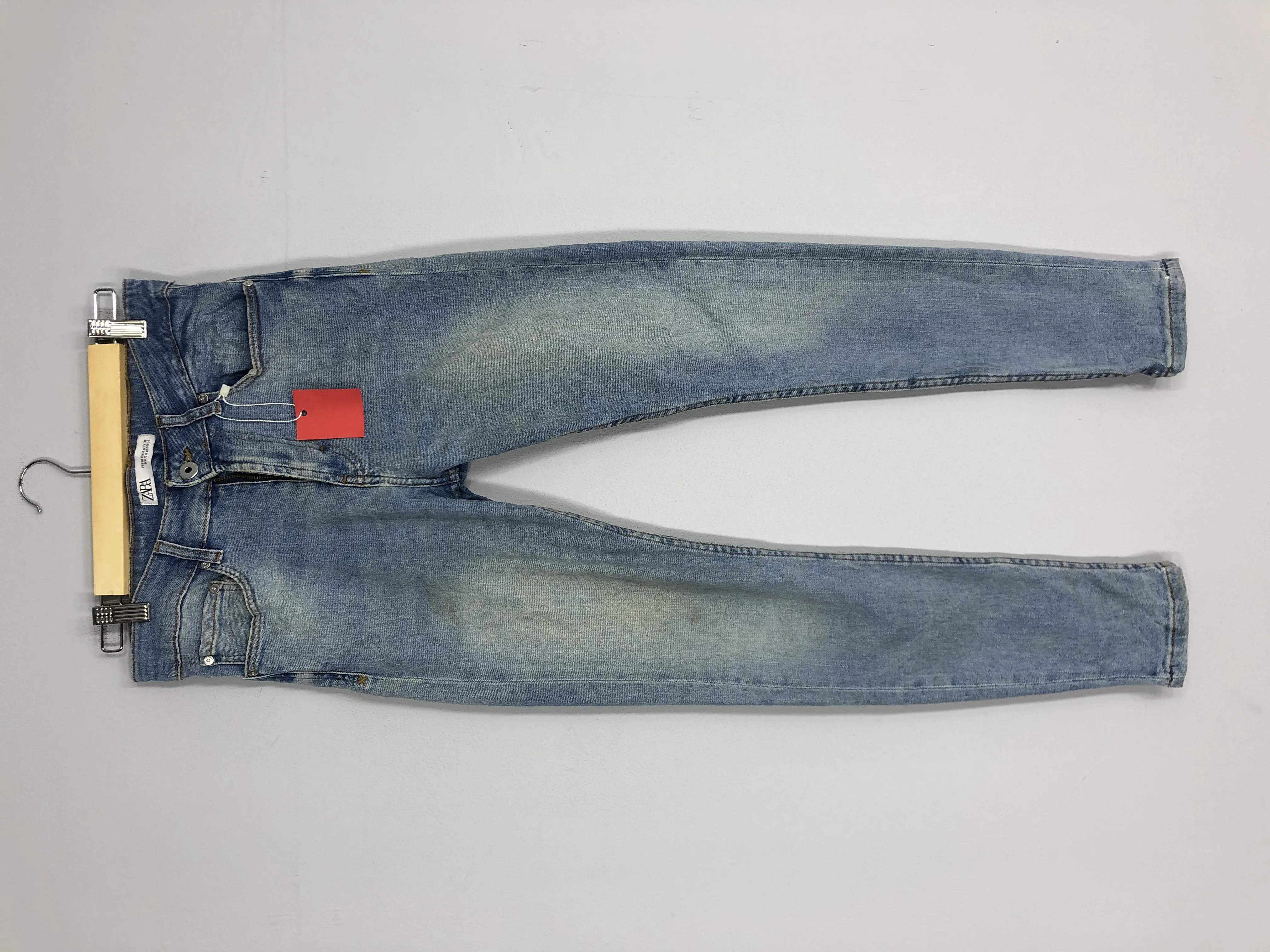 Zara Light Blue Stone Wash Denim Size 29