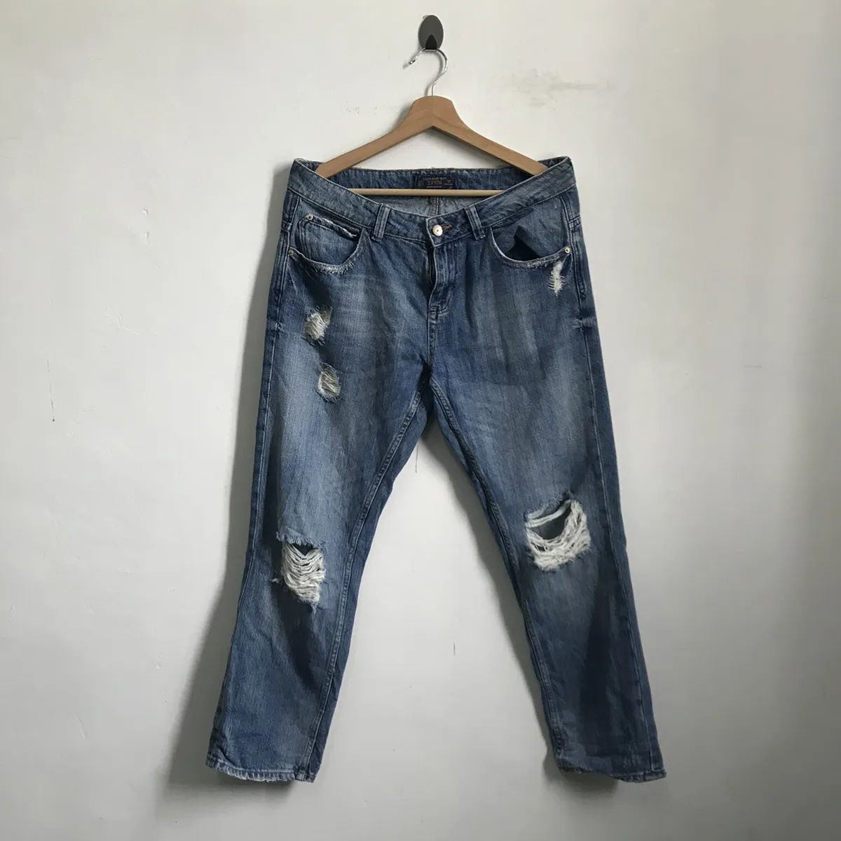 Zara Distressed Denim Jeans