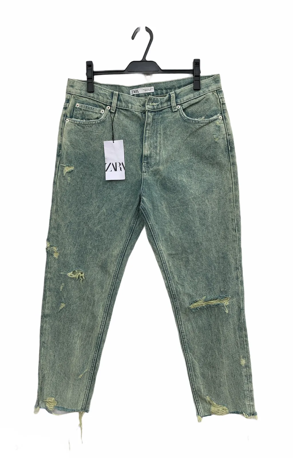 Zara Distressed Denim New With Tag
