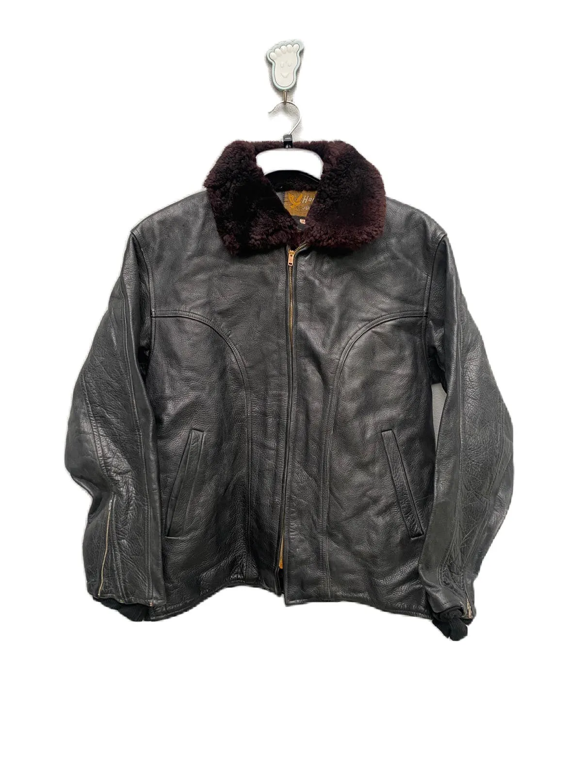VINTAGE BIKER FUR JACKET HAWK JUMPER