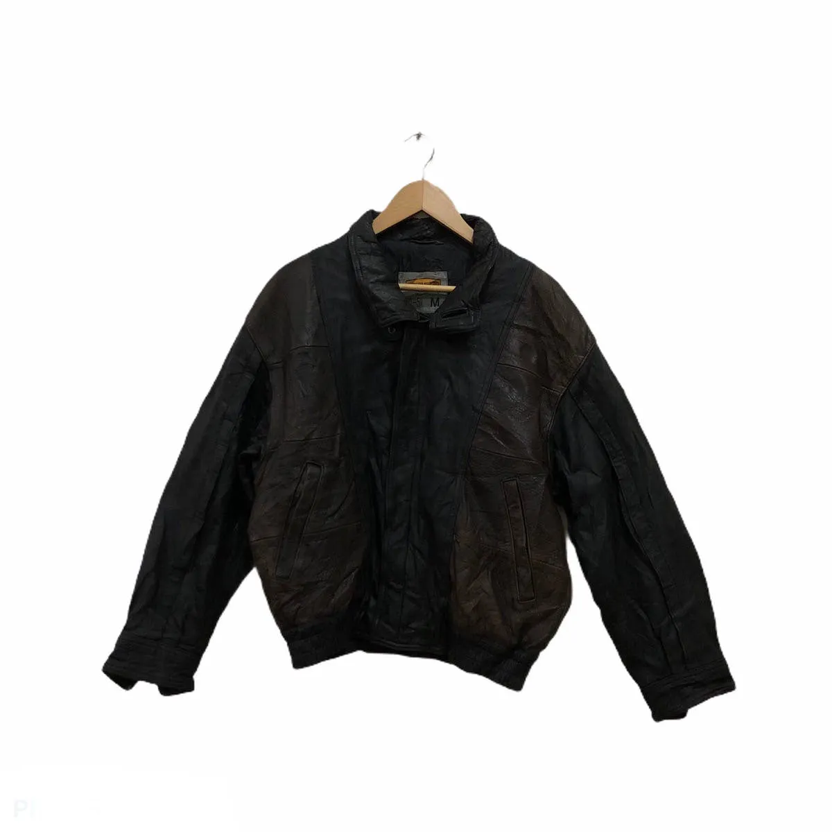Bomber Leather Jacket Intermezzo by D'URBAN Inc
