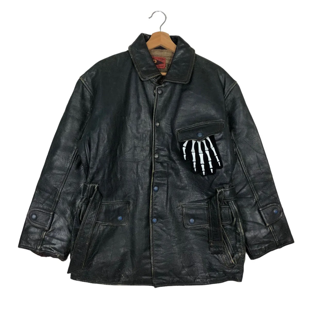 VINTAGE 60’s LEATHER JACKET MILITARY DESIGN BUZZ RICKSON’S