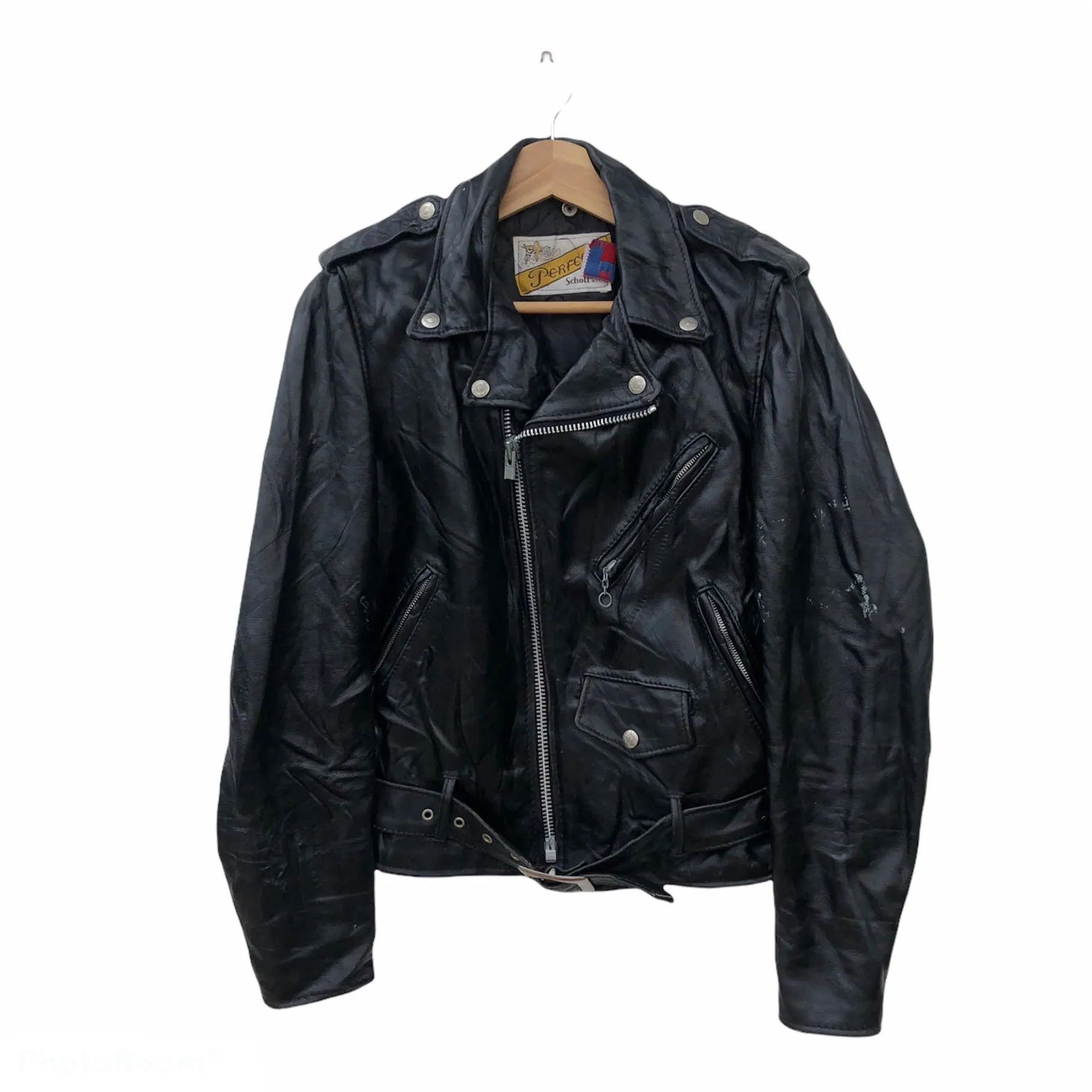 VINTAGE SCHOTT PERFECTO GENUINE CRAFT LEATHER JACKET