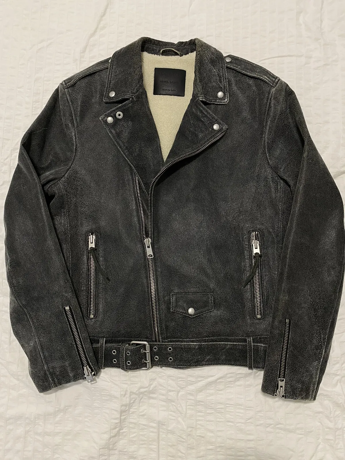 AllSaints Leather Biker Jackey