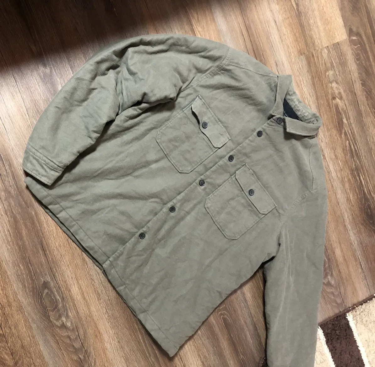 Allsaints wool overshot L fanel