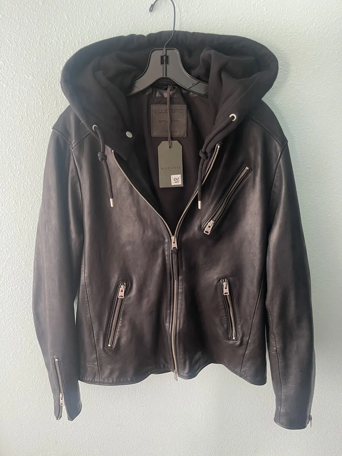 AllSaints hardwood leather jacket Sz. XL