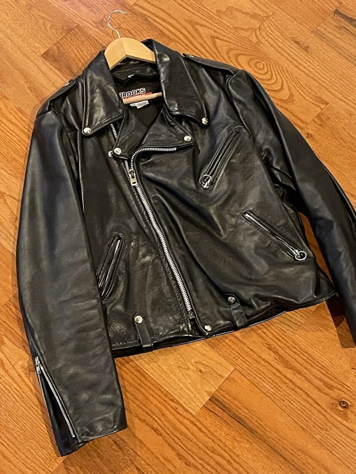 vintage leather jacket
