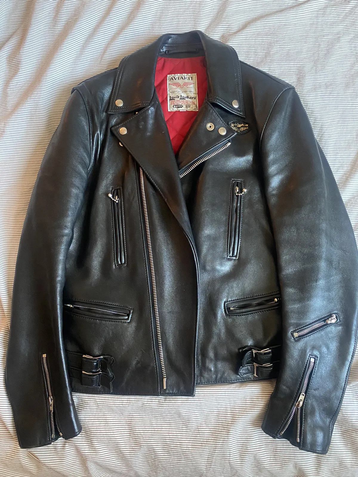 Lewis Leathers Lightining No. 391 Sheep skin
