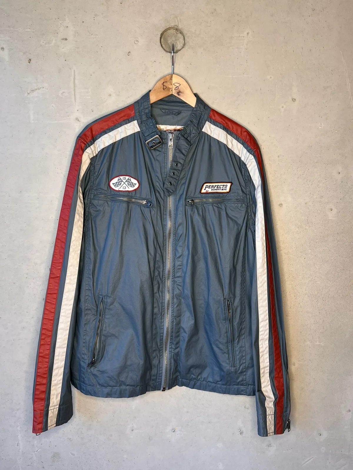 Beautiful Perfecto by Schott racing jacket.