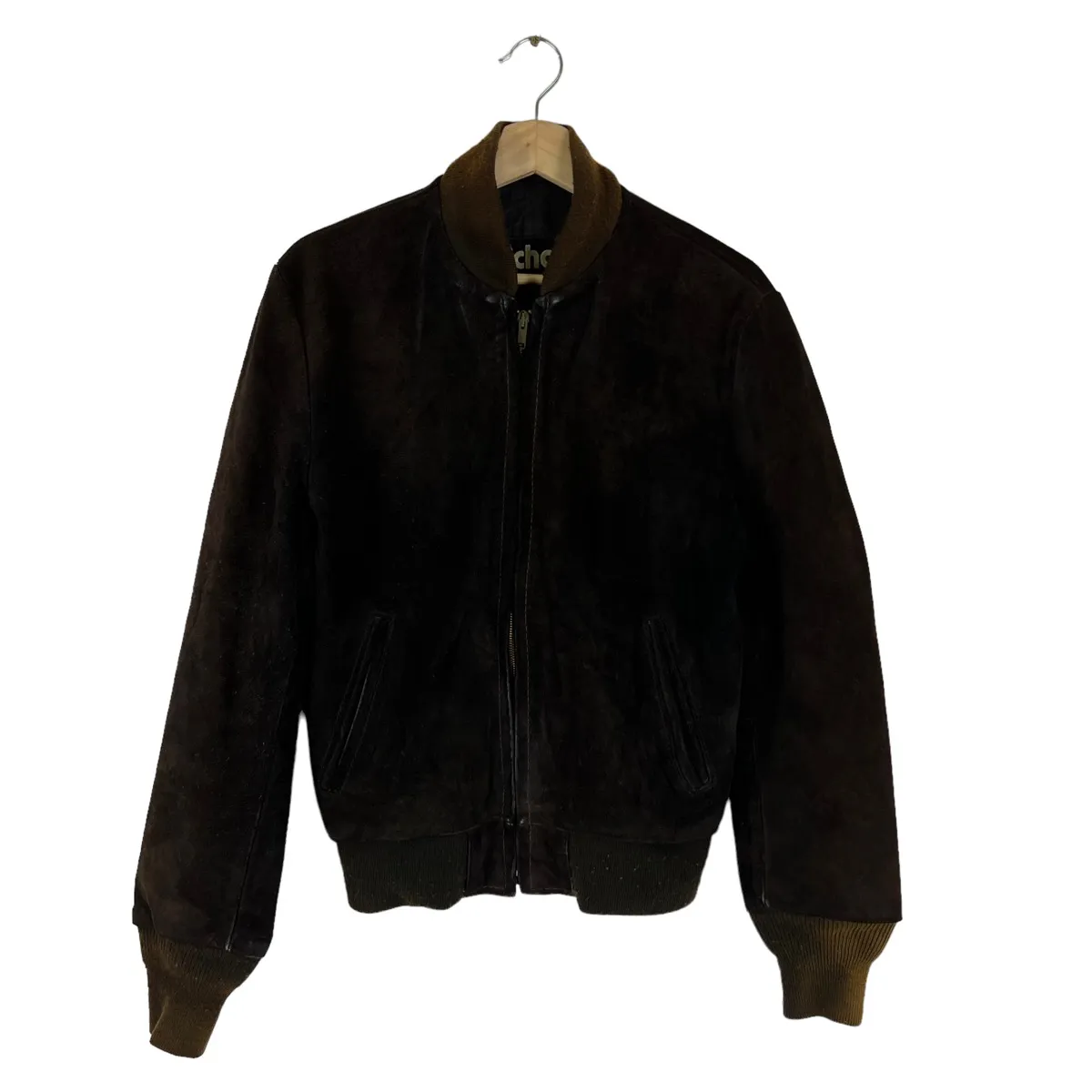 VINTAGE SCHOTT MADE IN USA SUEDE LEATHER JACKET BOMBER STYLE