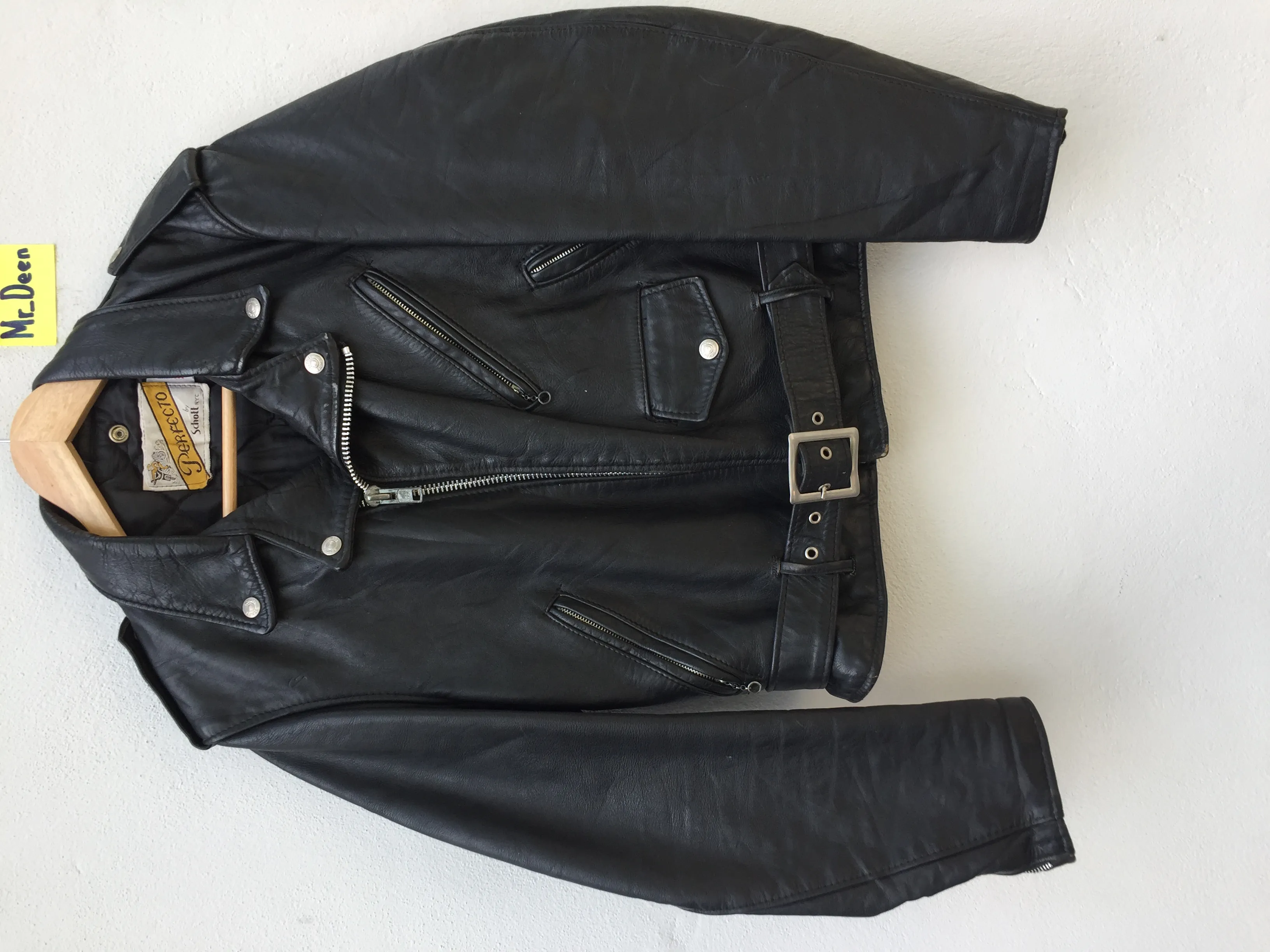 RARE!! Vintage Perfecto by Schott N.Y.C Leather Jacket