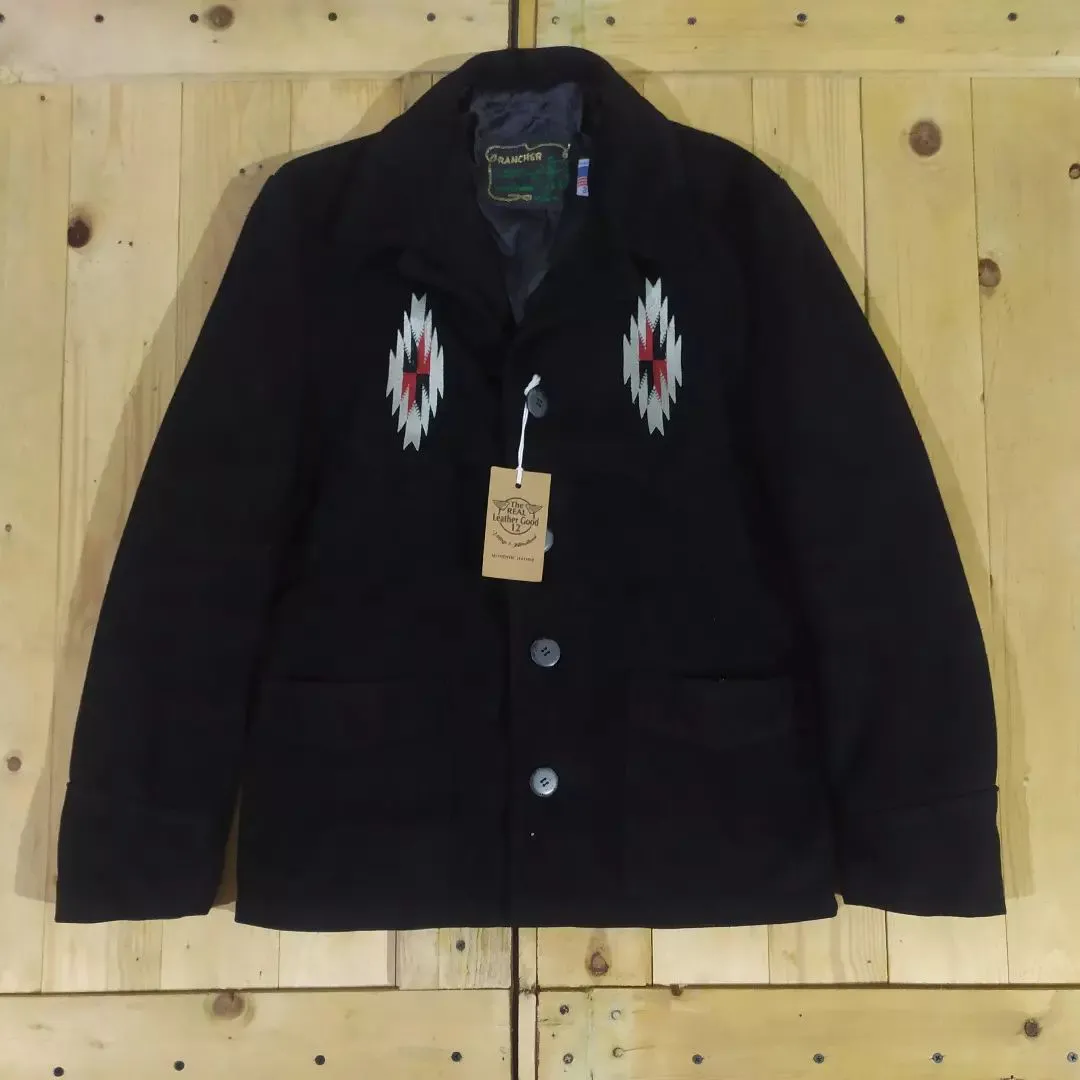 SCHOTT BROS RANCHER AUTHENTIC WESTERN STYLING LEATHER SUEDE