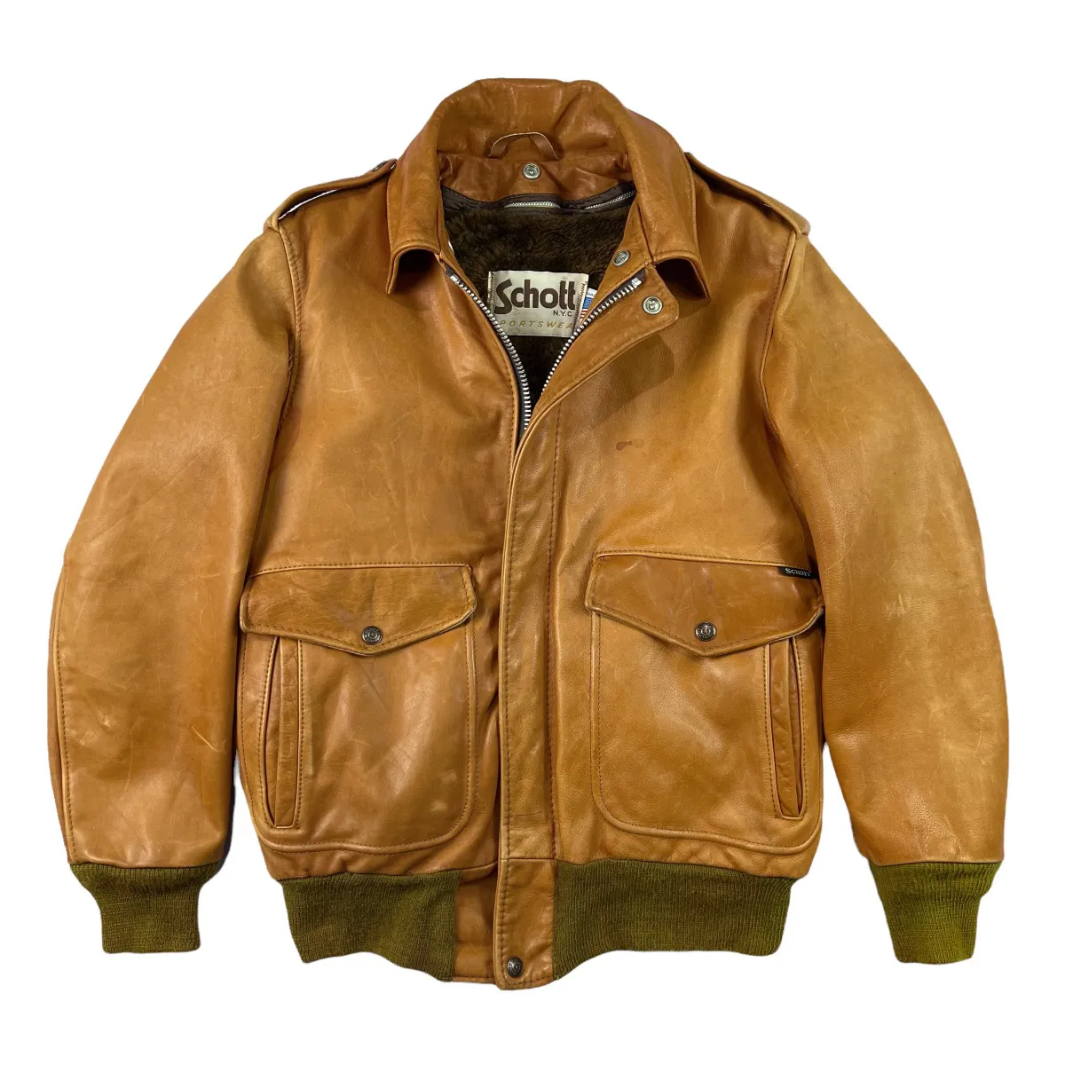 Schott A-1 Leather Jacket