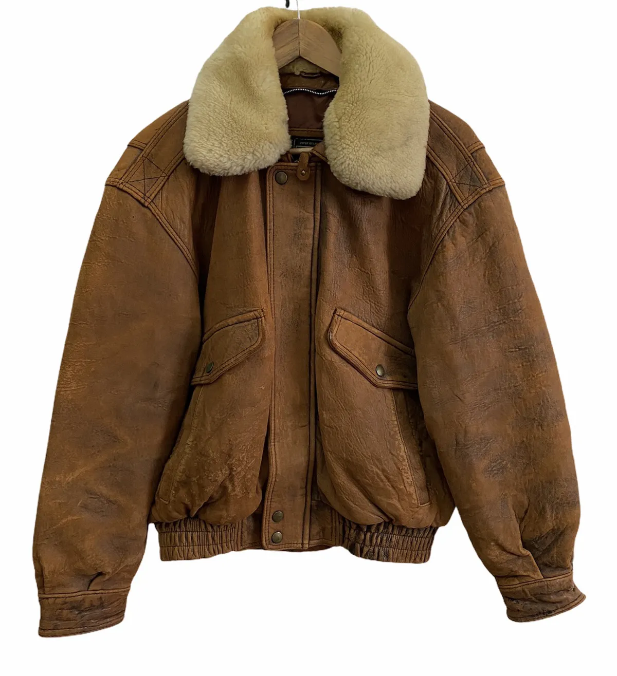 GRAIL🔥 OG VULVA STRAUSS SHEARLING LEATHER JACKET