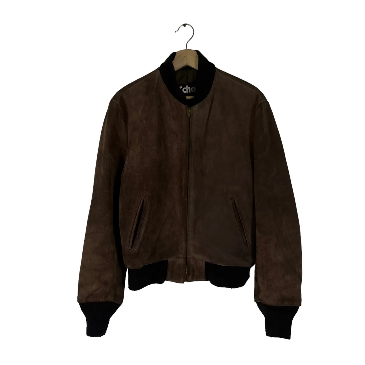 VINTAGE SUEDE LEATHER JACKET BOMBER SCHOTT MADE IN USA