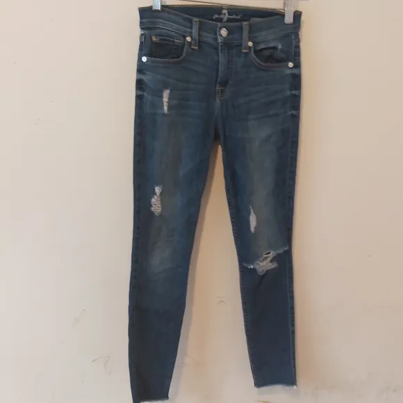 7 FOR ALL MANKIND | Women's Gwenevere Jeans Blue Size 25