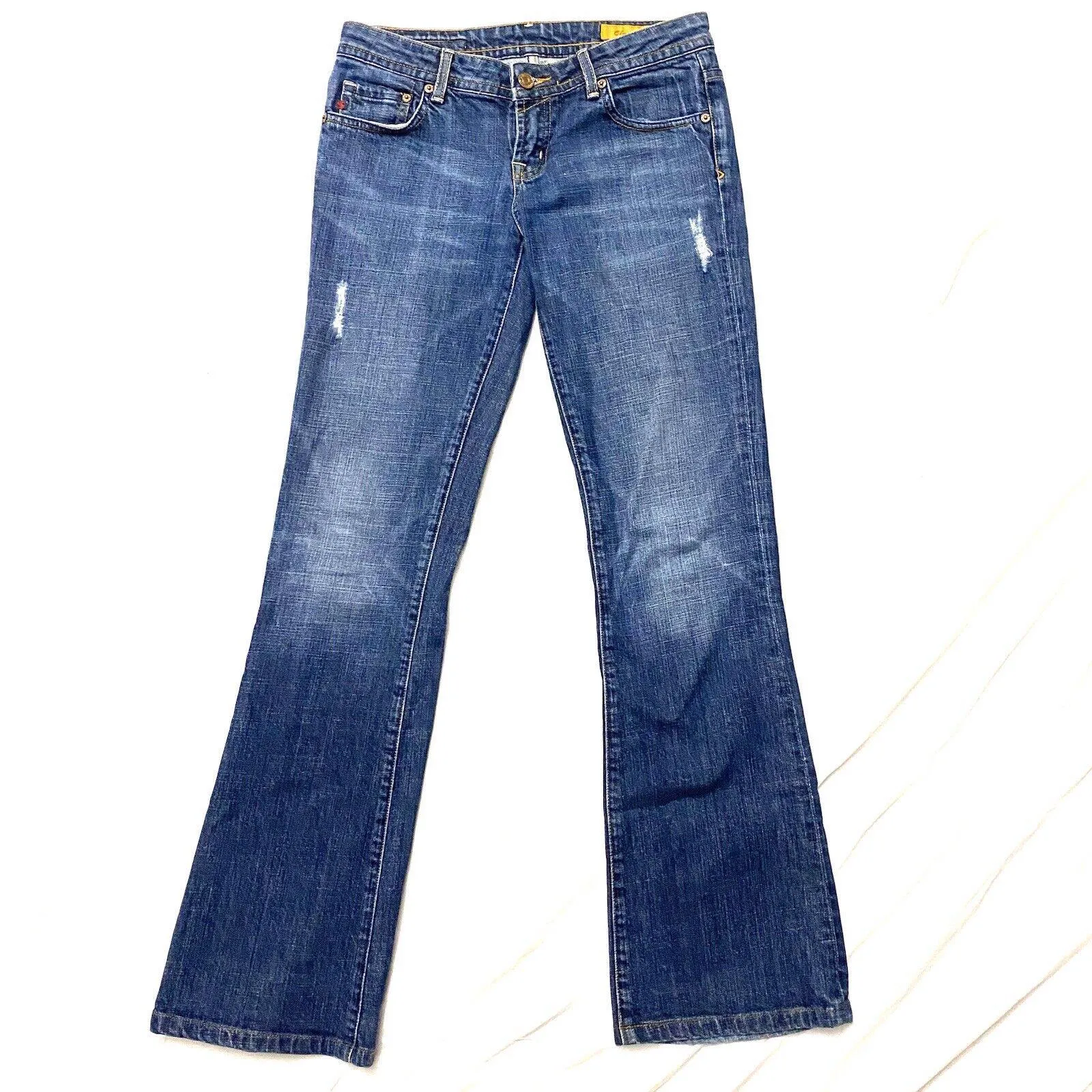 Seven 7 For All Mankind Womens Jeans Size 27 Dark Blue Denim