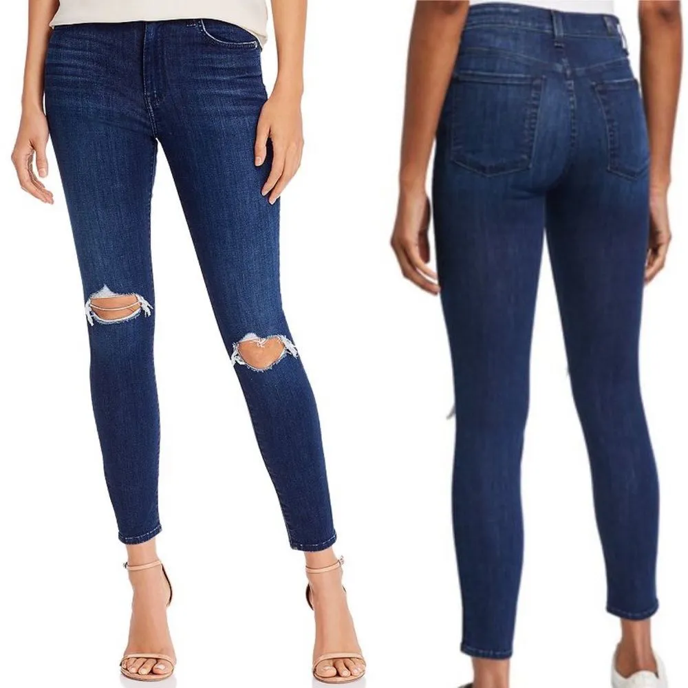 7 For All Mankind Jeans 27 B(Air) High Waist Ankle Skinny Au
