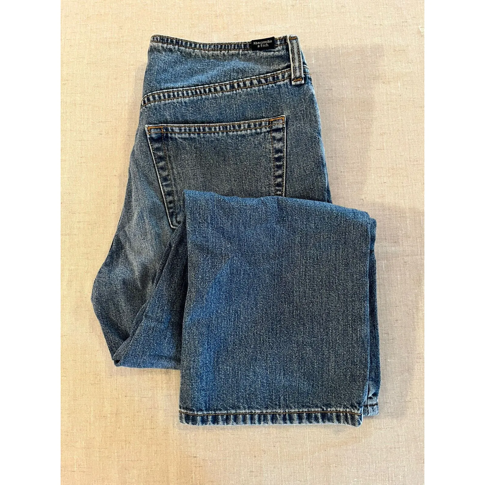 Abercrombie & Fitch, Crop / Capri, Women's Denim Blue Jeans,