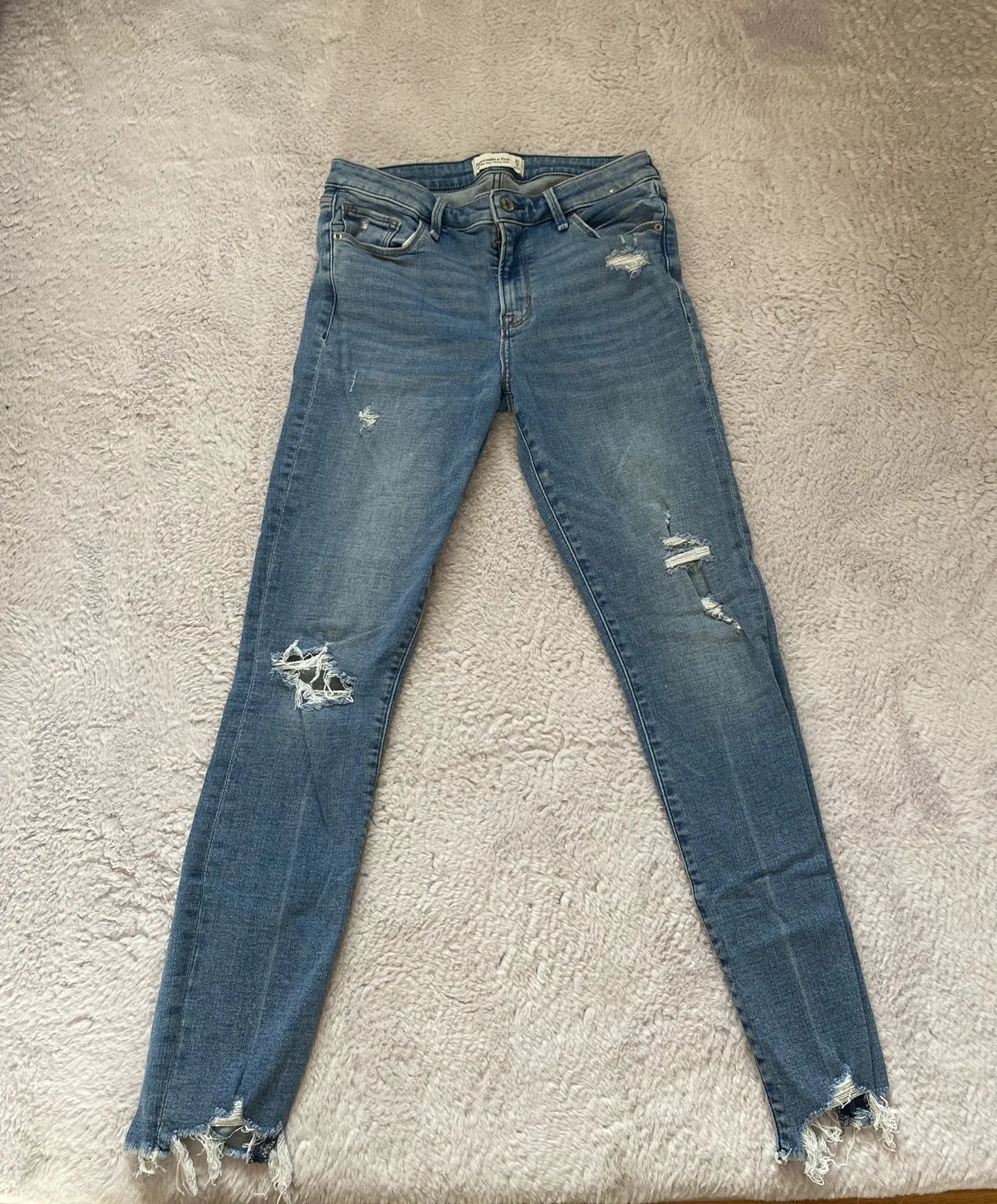 Abercrombie & Fitch Jeans Mid rise super skinny ankle
