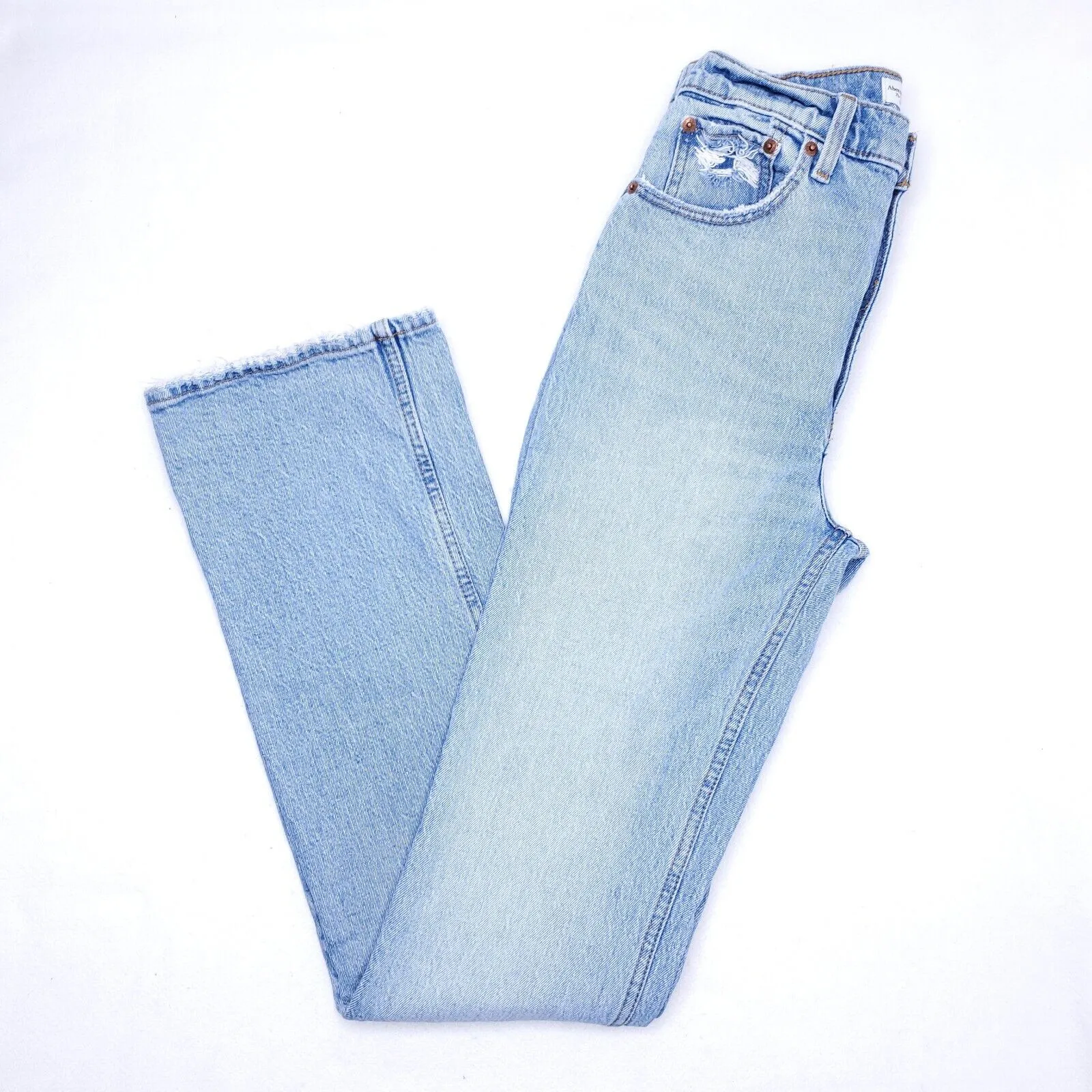 Abercrombie and Fitch The 70's Vintage Flare Ultra High Rise Jeans Size 25/2 33L