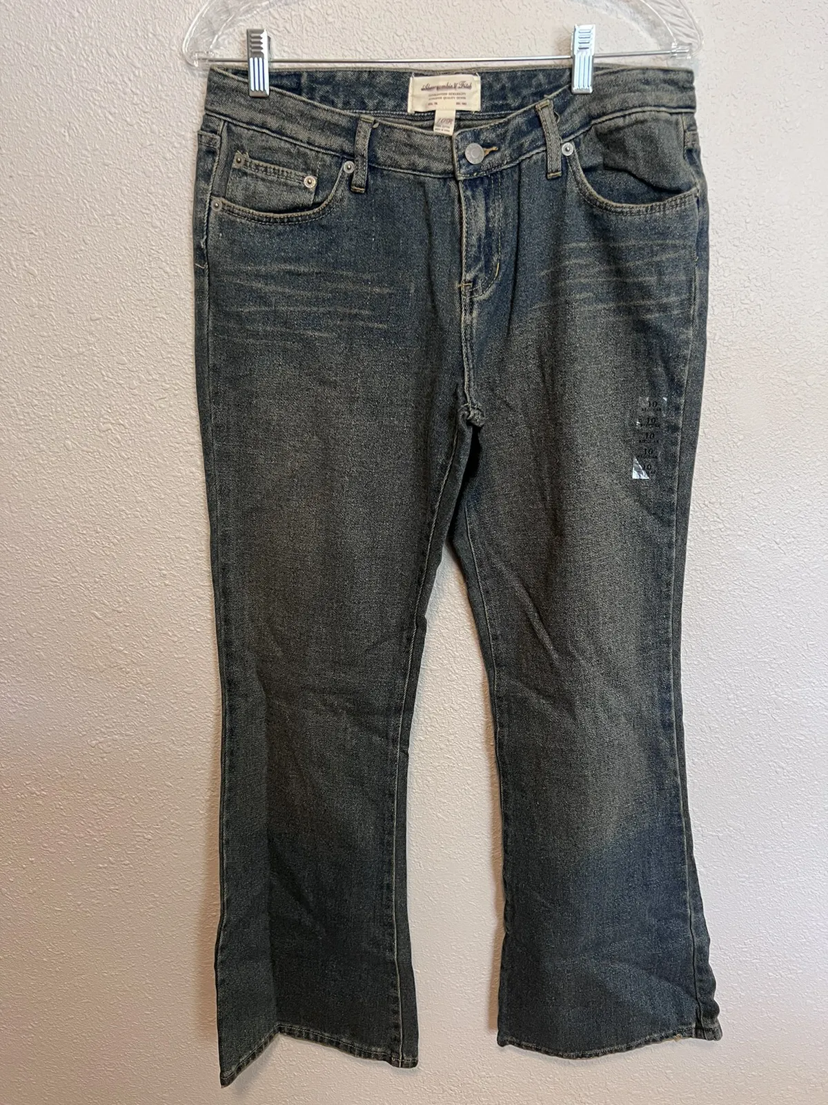 Vintage Abercrombie & Fitch Jeans Flare Bell Bottoms 10R