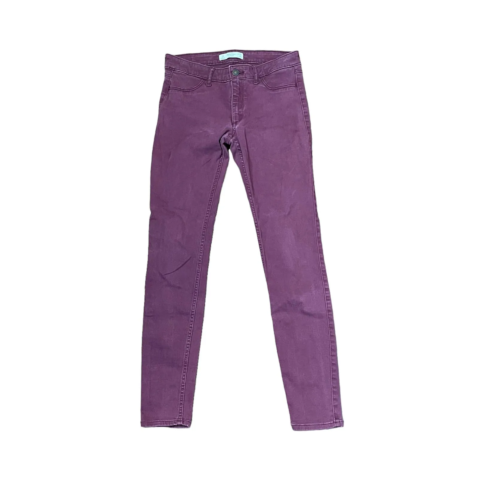 Abercrombie & Fitch Skinny Jeans 2R Wine Denim Stretch 26X29