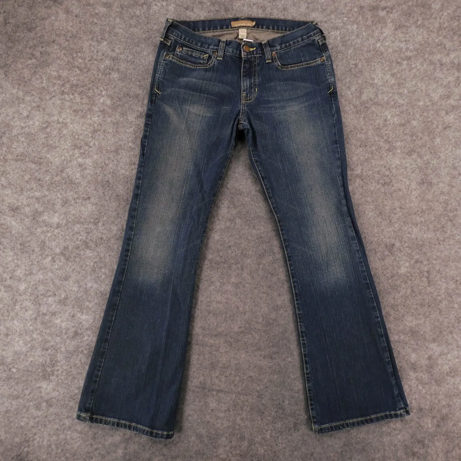 Abercrombie & Fitch Jeans Women 8 Reg Bootcut Low Rise Med Wash Fade Ladies